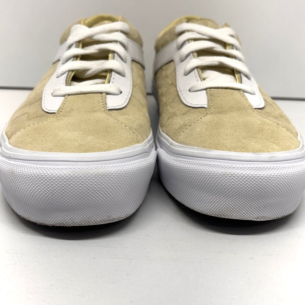 Vans Off The Wall Old Skool Suede Sneakers Golden Yellow with White W 8.5/ M 7.0 - Picture 9 of 11